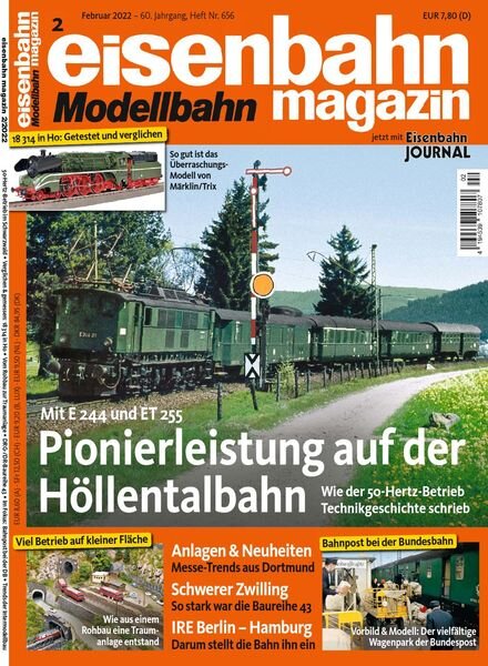 Eisenbahn Magazin – Februar 2022 Cover