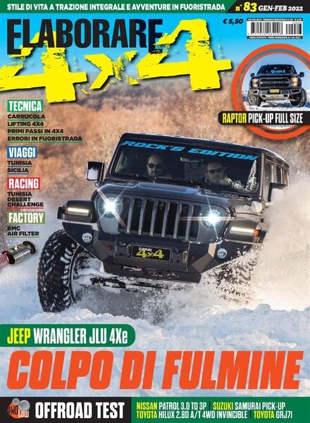 Elaborare 4×4 – Gennaio-Febbraio 2022 Cover