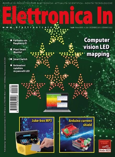 Elettronica In – Dicenbre 2021 – Gennaio 2022 Cover
