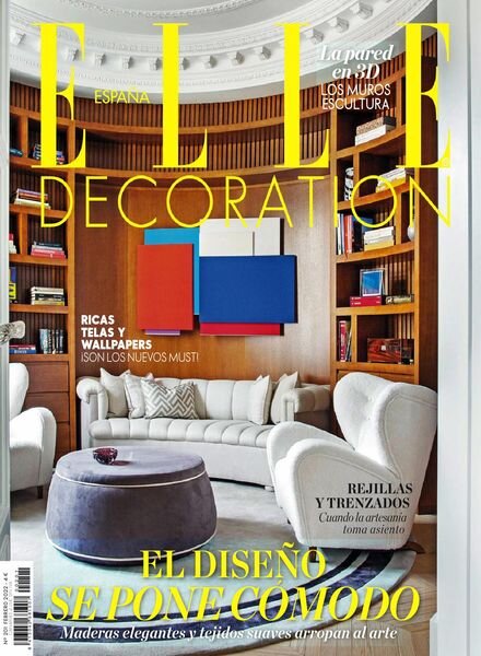 Elle Decoration Espana – febrero 2022 Cover