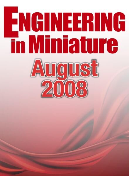Engineering in Miniature – August 2008 Cover