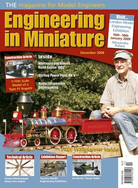 Engineering in Miniature – December 2008 Cover