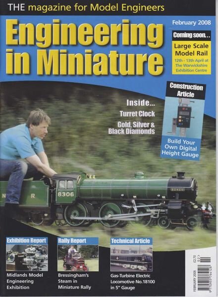 Engineering in Miniature – February 2008 Cover