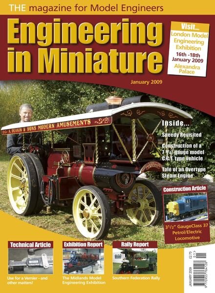 Engineering in Miniature – January 2009 Cover