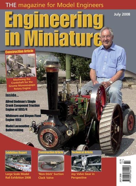 Engineering in Miniature – July 2008 Cover