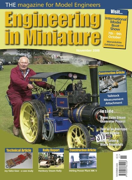 Engineering in Miniature – November 2008 Cover
