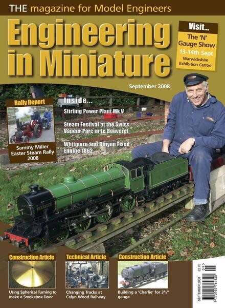 Engineering in Miniature – September 2008 Cover