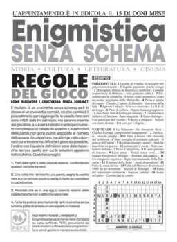 Enigmistica Senza Schema – gennaio 2022