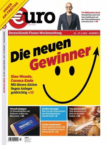 Euro am Sonntag – 21 Januar 2022 Cover