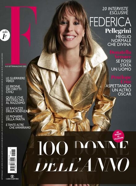 F – 4 Gennaio 2022 Cover
