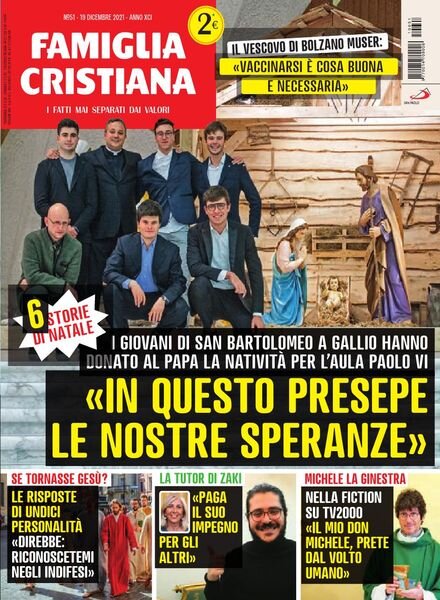 Famiglia Cristiana – 19 Dicembre 2021 Cover