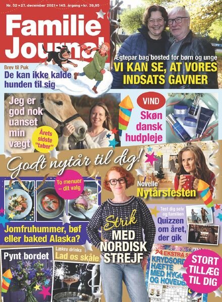 Familie Journal – 27 december 2021 Cover