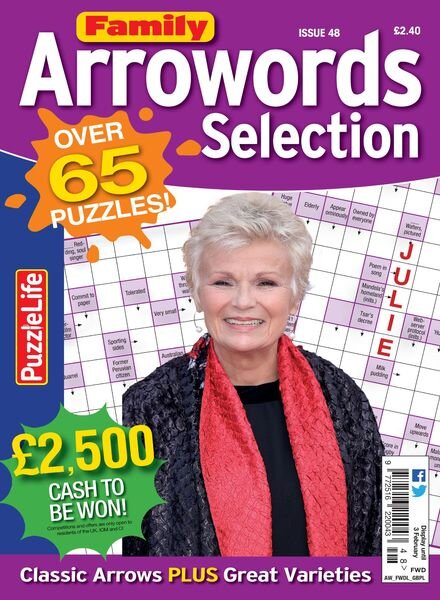 Family Arrowords Selection – January 2022 Cover