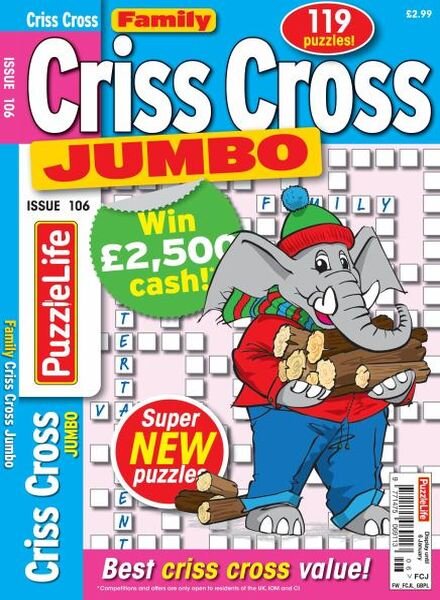 Family Criss Cross Jumbo – December 2021 Cover