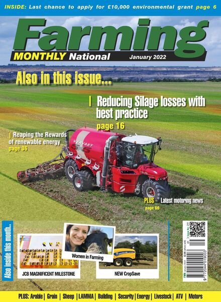 Farming Monthly National – January 2022 Cover