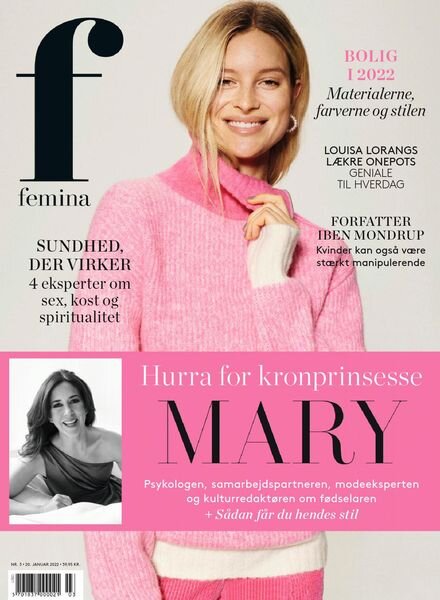 Femina Denmark – 15 januar 2022 Cover