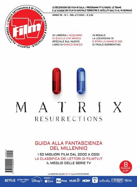 Film Tv – 4 Gennaio 2022 Cover