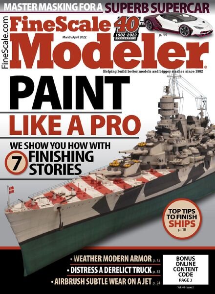 FineScale Modeler – March 2022 Cover