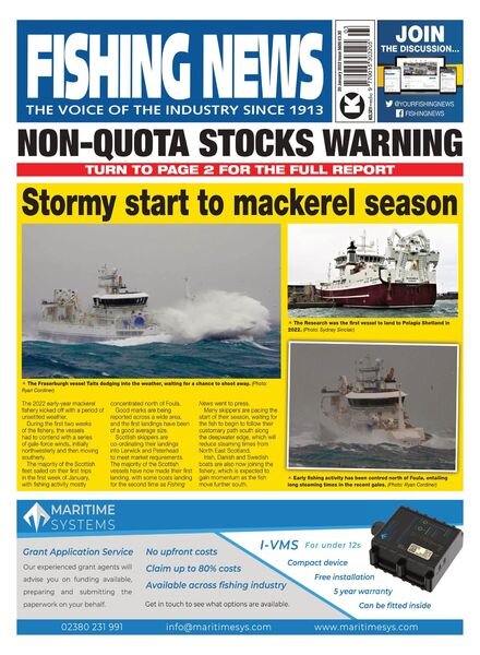 Fishing News – 19 January 2022 Cover