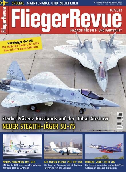 FliegerRevue – Februar 2022 Cover