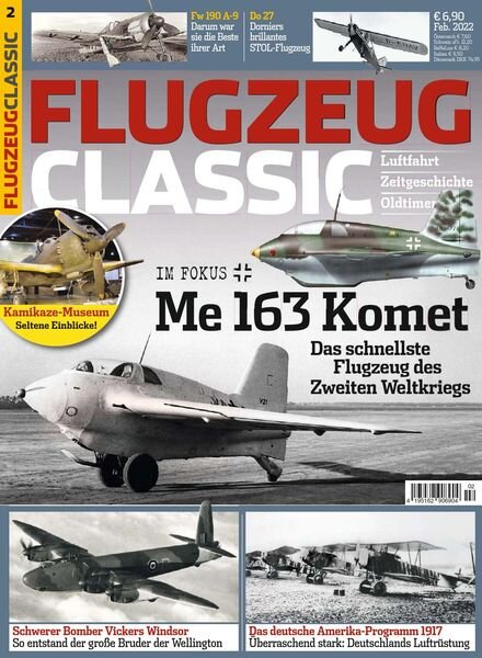 Flugzeug Classic – Februar 2022 Cover