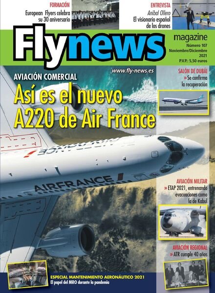 Fly News Magazine – noviembre 2021 Cover
