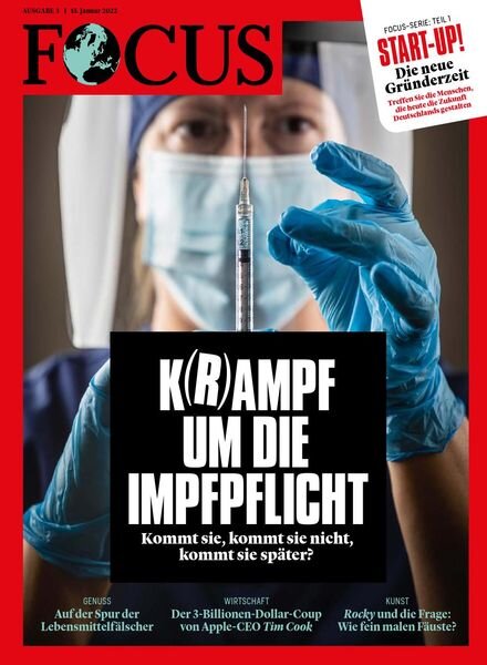 FOCUS – 15 Januar 2022 Cover