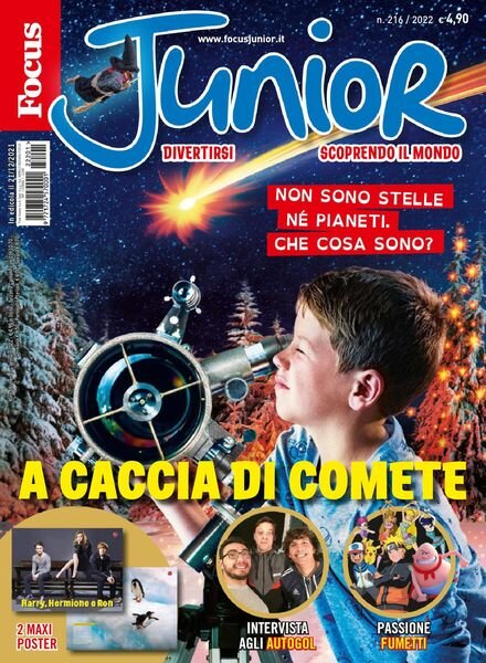 Focus Junior – gennaio 2022 Cover