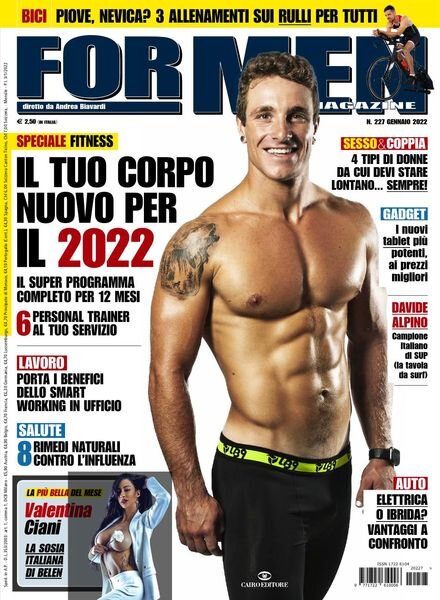 For Men Magazine – Gennaio 2022 Cover
