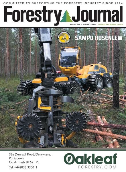Forestry Journal – January 2022 Cover