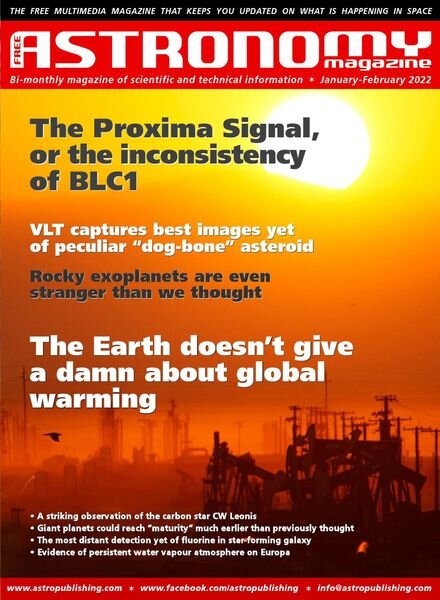 Free Astronomy – January-February 2022 Cover