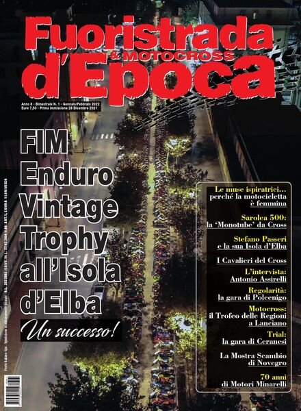 Fuoristrada & Motocross d’Epoca – Gennaio-Febbraio 2022 Cover