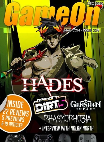 GameOn – Issue 134 – December 2020 Cover