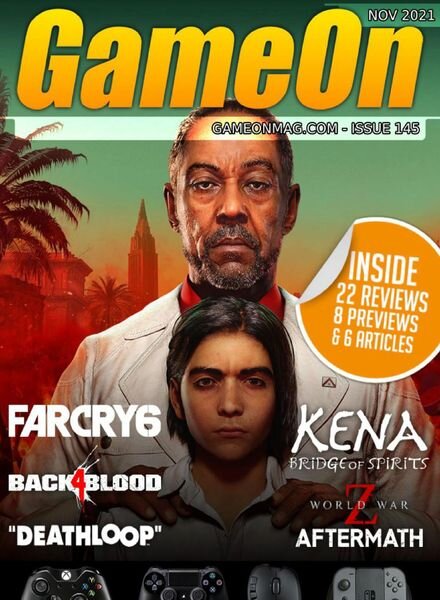 GameOn – Issue 145 – November 2021 Cover
