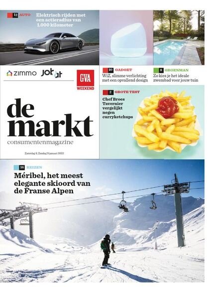Gazet van Antwerpen De Markt – 08 januari 2022 Cover