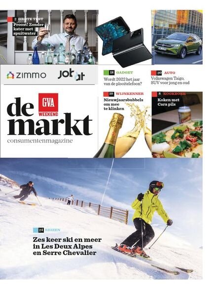 Gazet van Antwerpen De Markt – 31 december 2021 Cover