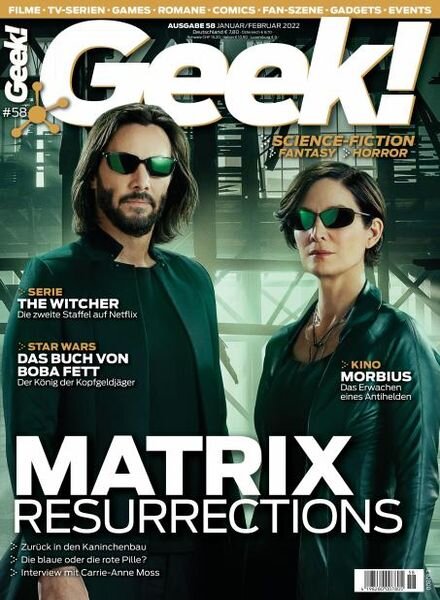 Geek! Germany – Januar 2022 Cover