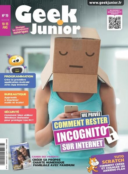 Geek Junior – Janvier 2022 Cover