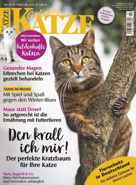 Geliebte Katze – Februar 2022 Cover