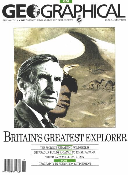 Geographical – August 1990 Cover