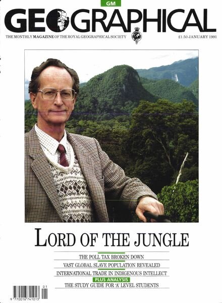 Geographical – January 1991 Cover