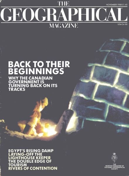 Geographical – November 1988 Cover