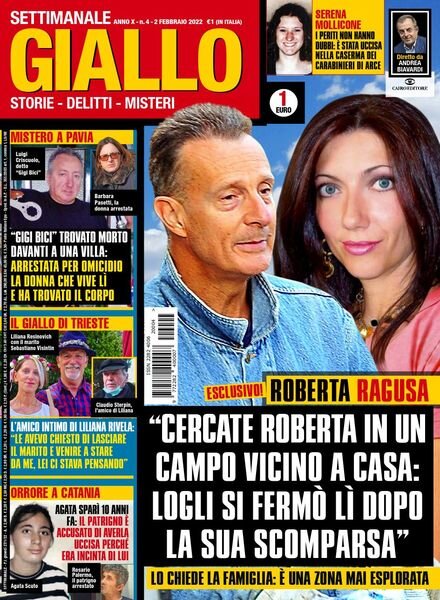 Giallo – 2 Febbraio 2022 Cover