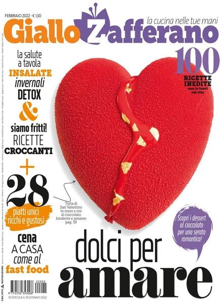 Giallo Zafferano – Febbraio 2022 Cover