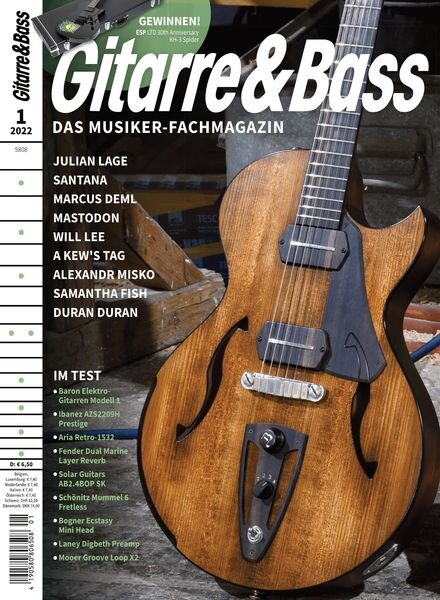Gitarre & Bass – Januar 2022 Cover