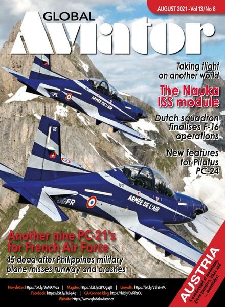 Global Aviator South Africa – August 2021 Cover