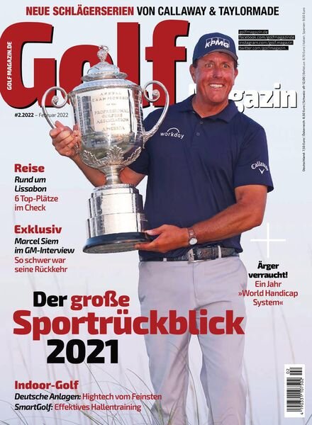 Golf Magazin – Februar 2022 Cover