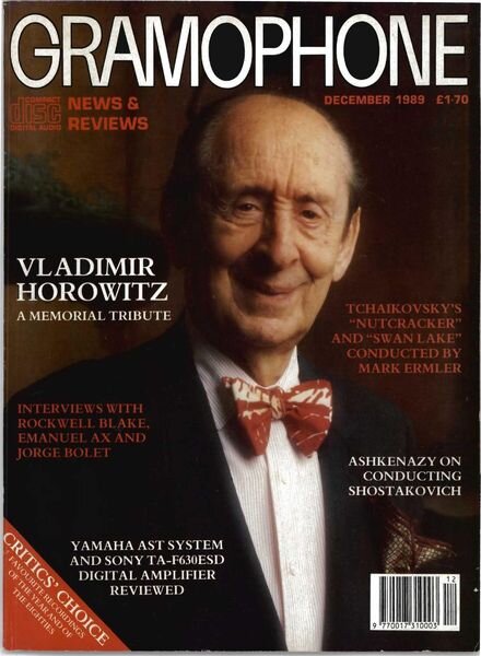 Gramophone – December 1989 Cover