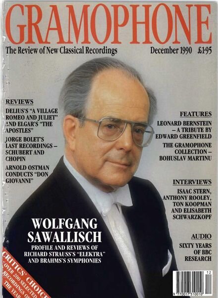Gramophone – December 1990 Cover