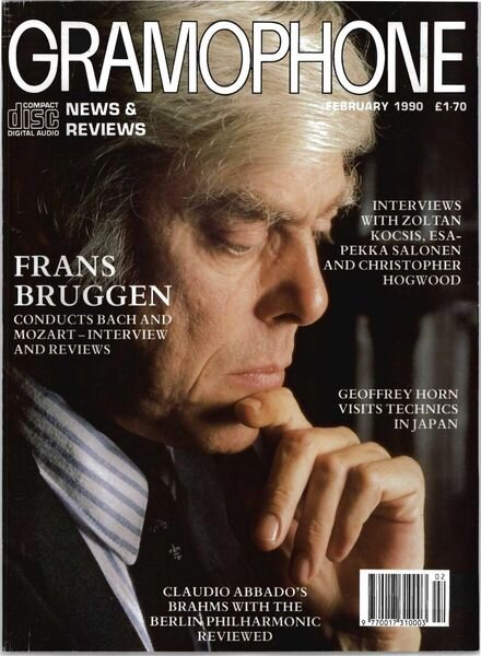 Gramophone – February 1990 Cover